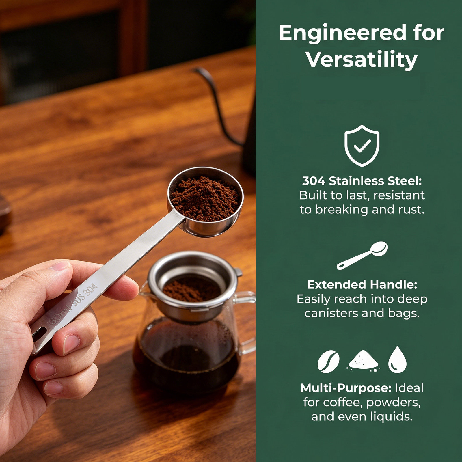 4Pcs Stainless Steel Coffee Sc - Coffee Tea Sugar review and price