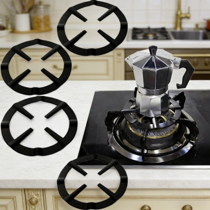 4Pcs Iron Gas Stove Support Tr - Moka Pot Stove review and price