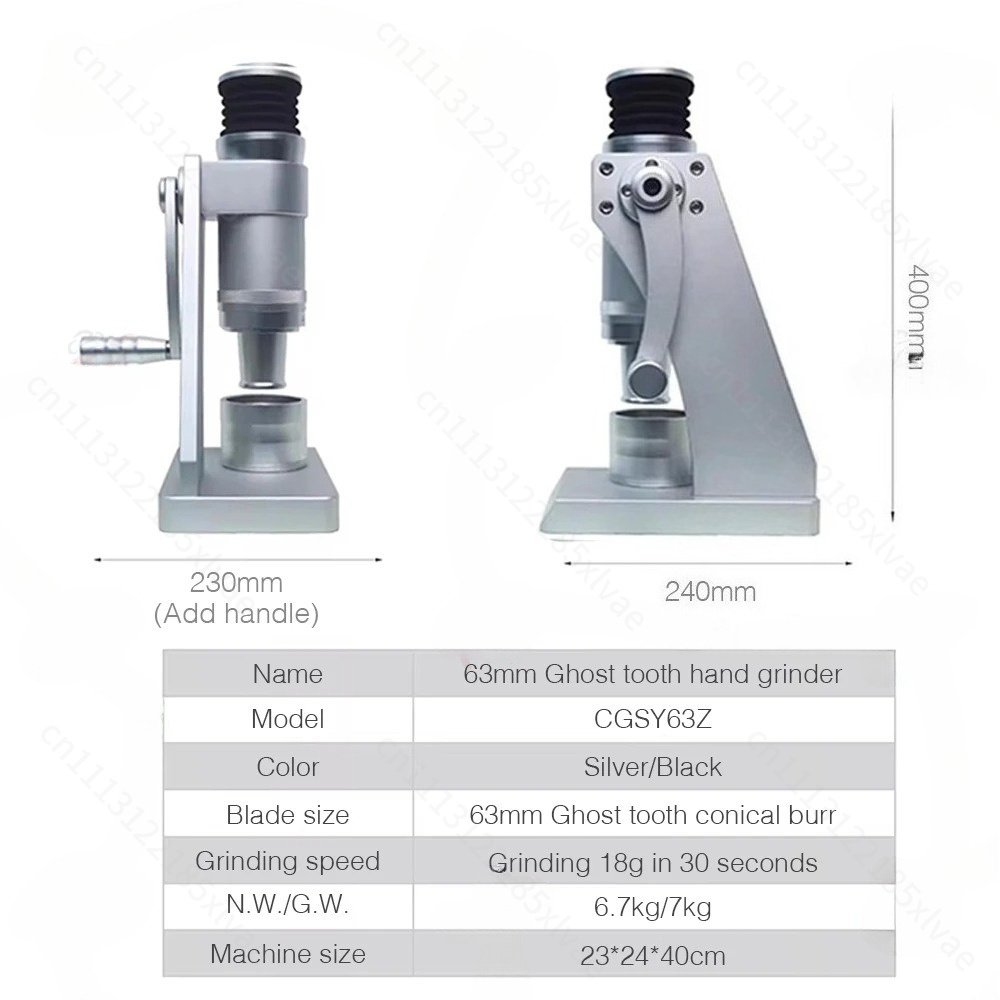Hand Cranked 63mm Coffee Grind - Burr Hand Grinder review and price