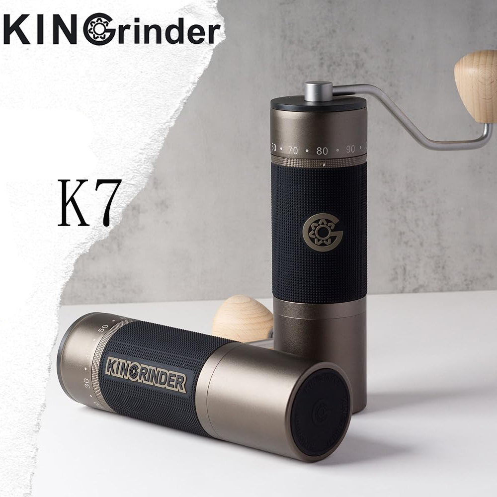 Kingrinder K7 manual coffee gr - Burr Hand Grinder review and price